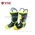 Safety leather boots with steel cap&steel midsole